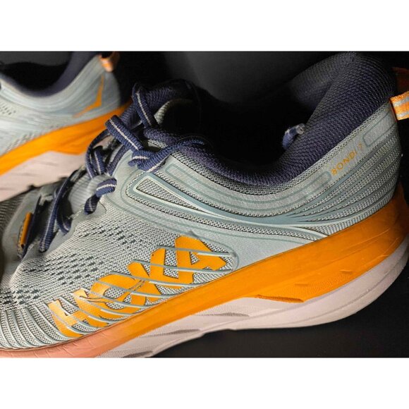 Hoka One One Shoes Womens 9.5 Haze Bondi 7 Running Lightweight Sneaker - Picture 5 of 8